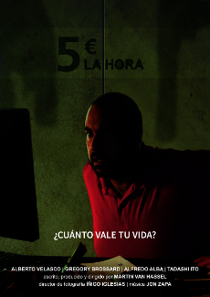 Cinco euros la hora