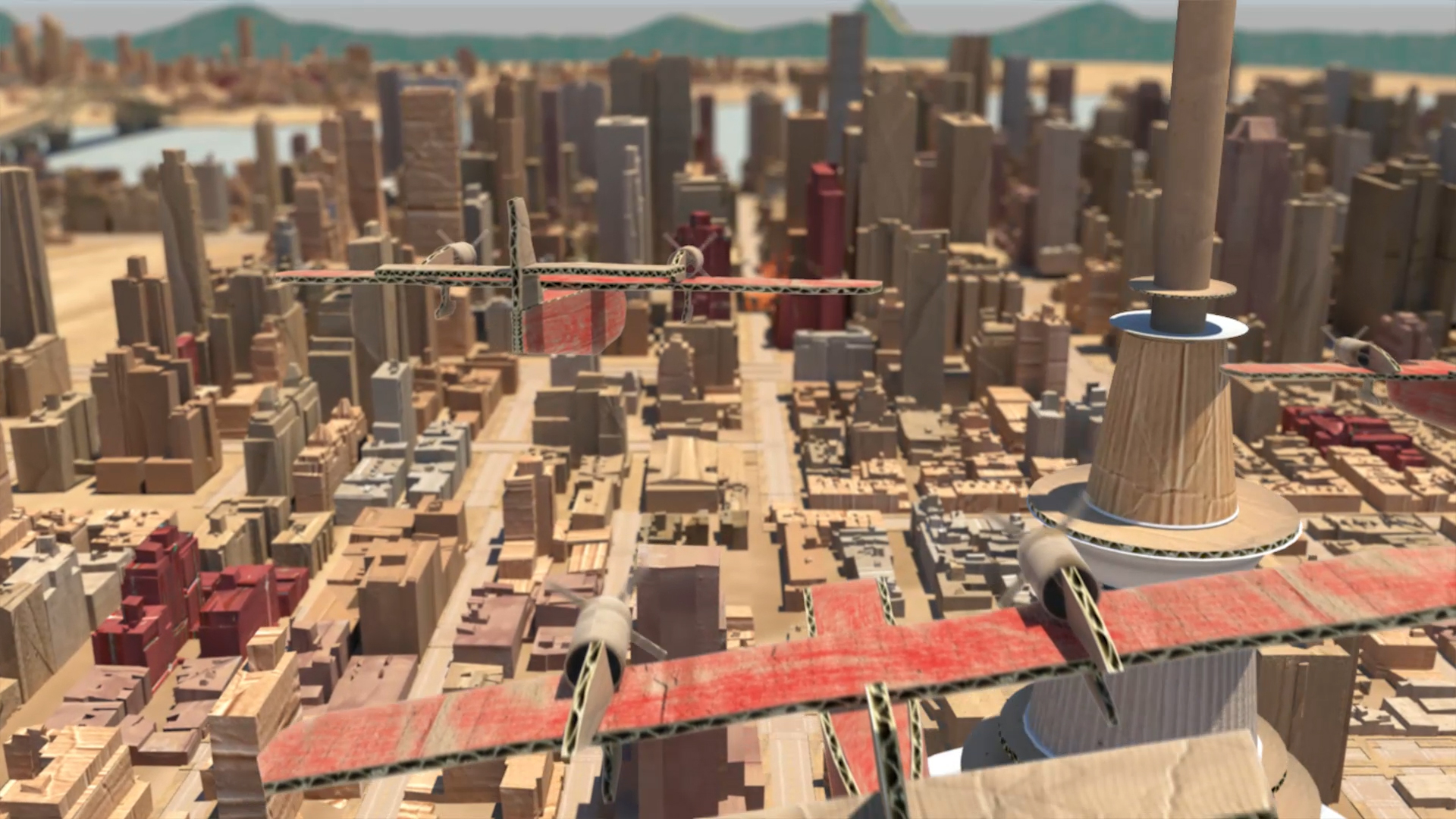 Fire in Cardboard City