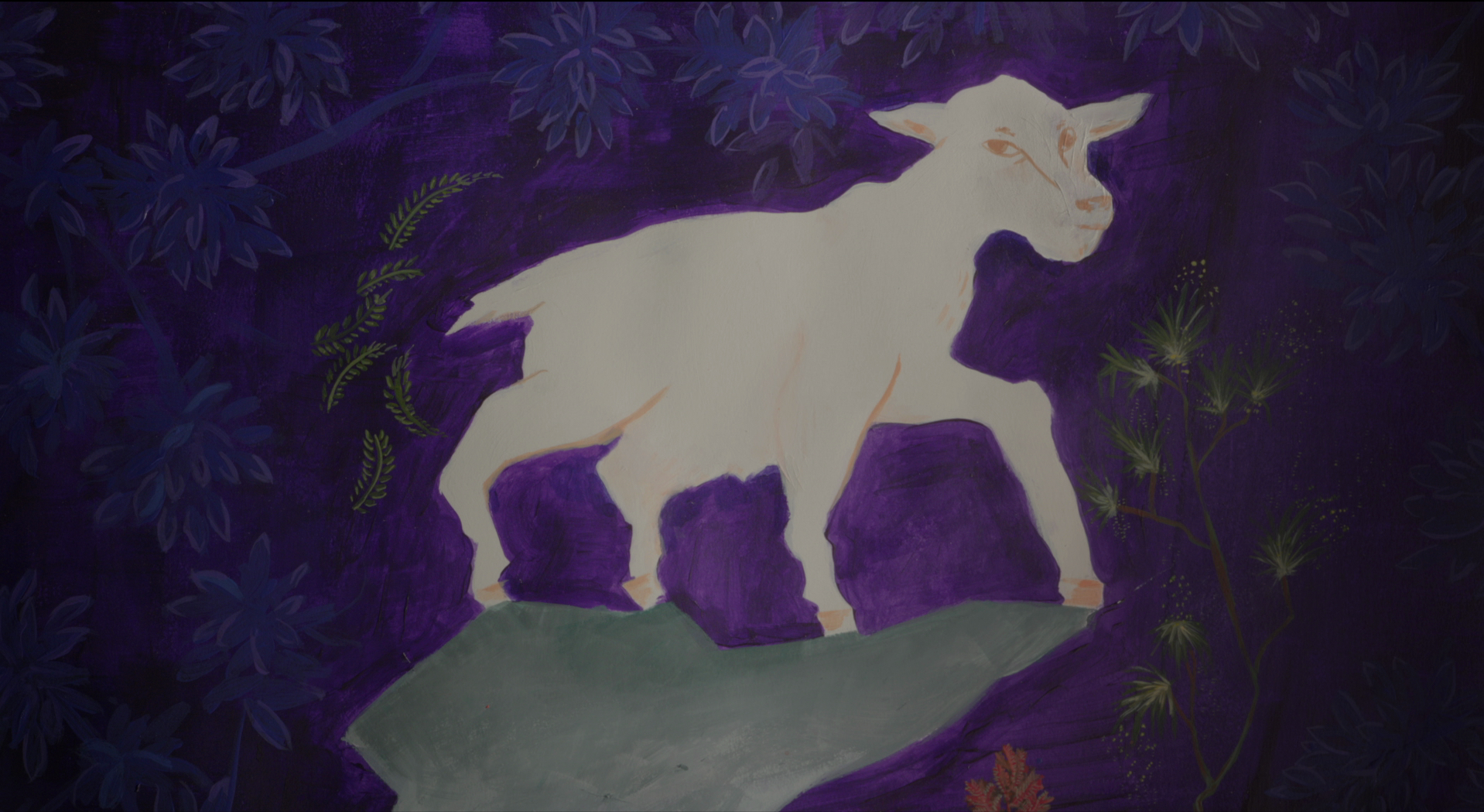 enfants et la chèvre