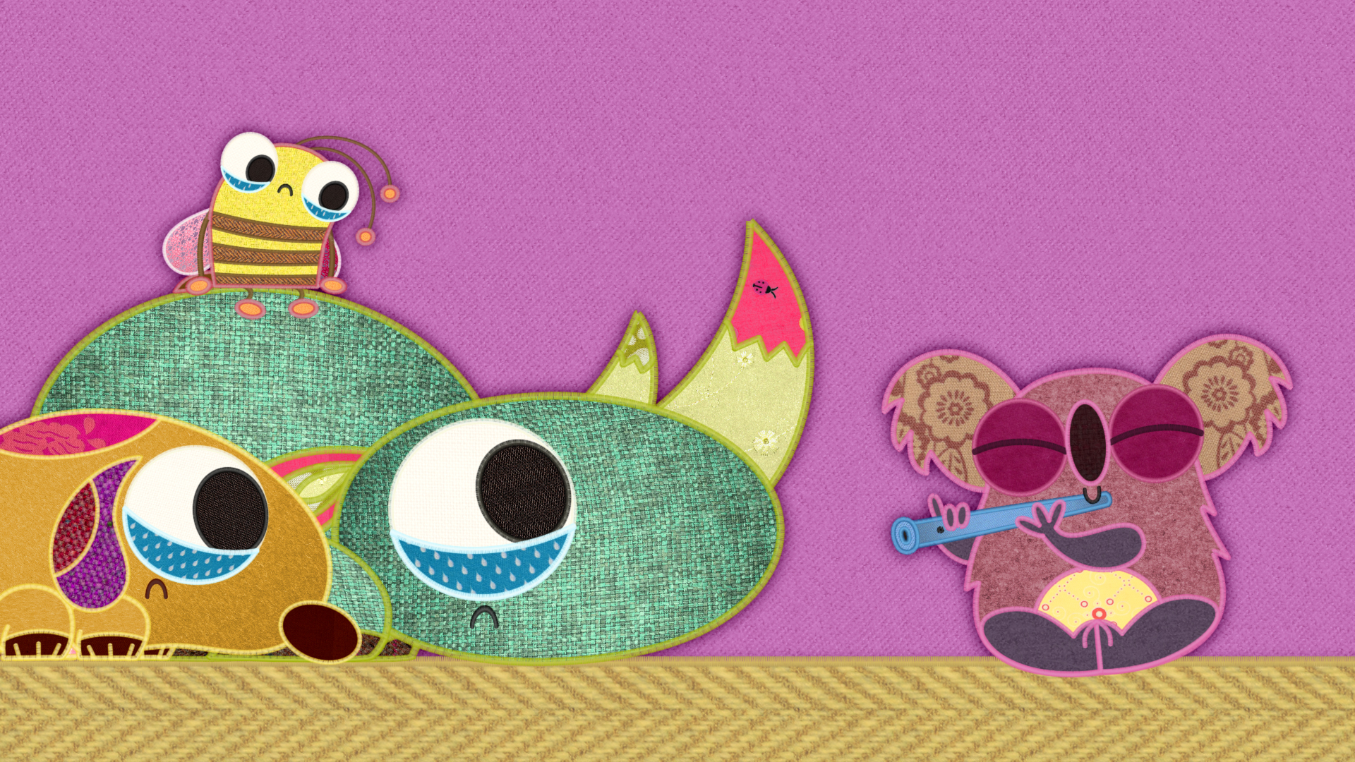 Nashorn auf meiner Schmusedecke