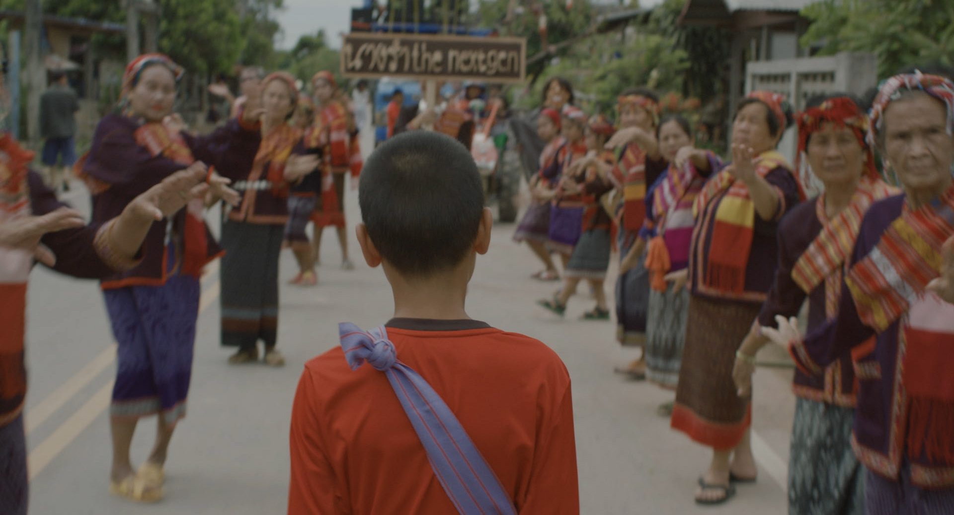 When the heaven water falls down upon us