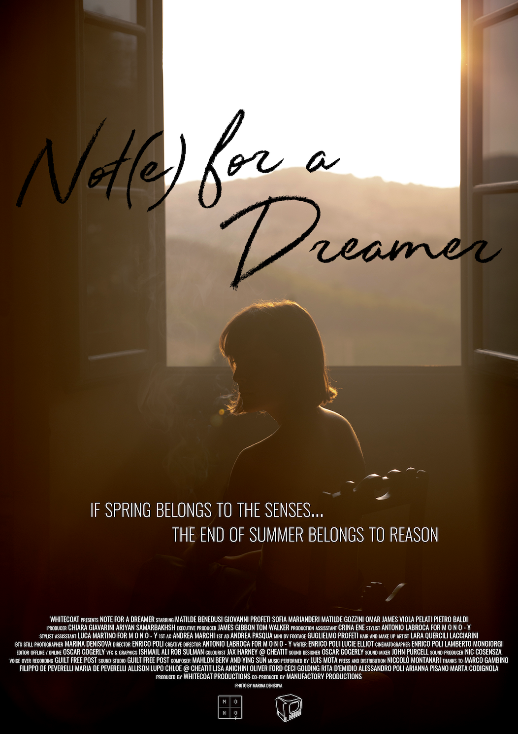 Not(e) for a Dreamer