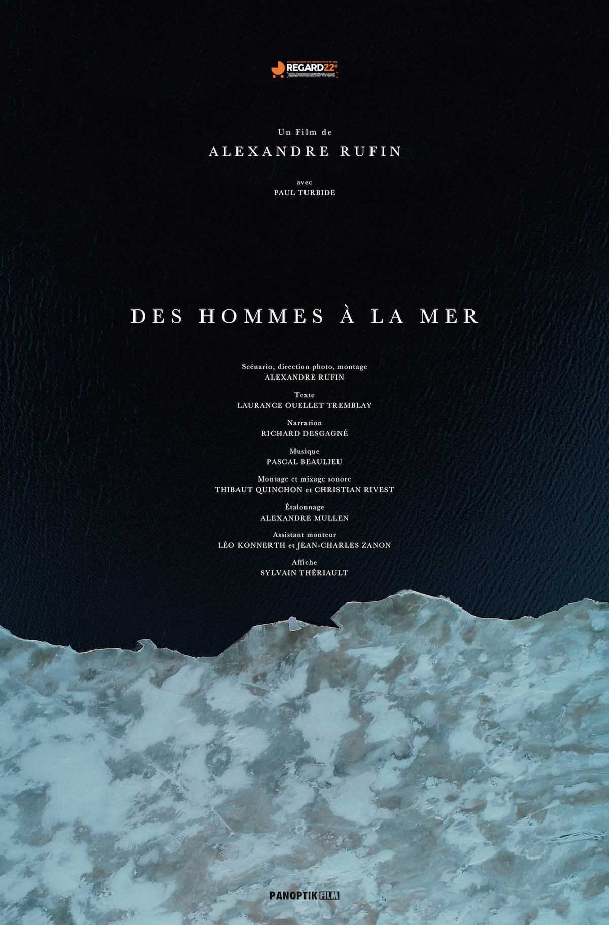 Des hommes à la mer