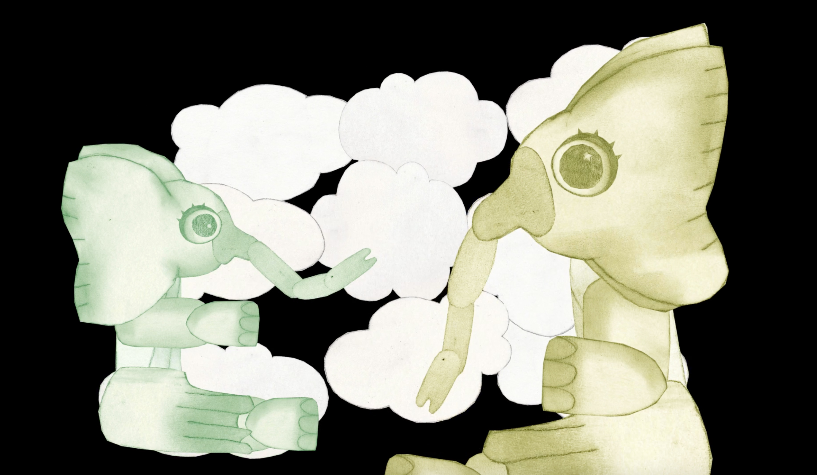 Elsa och Binyam är vänner