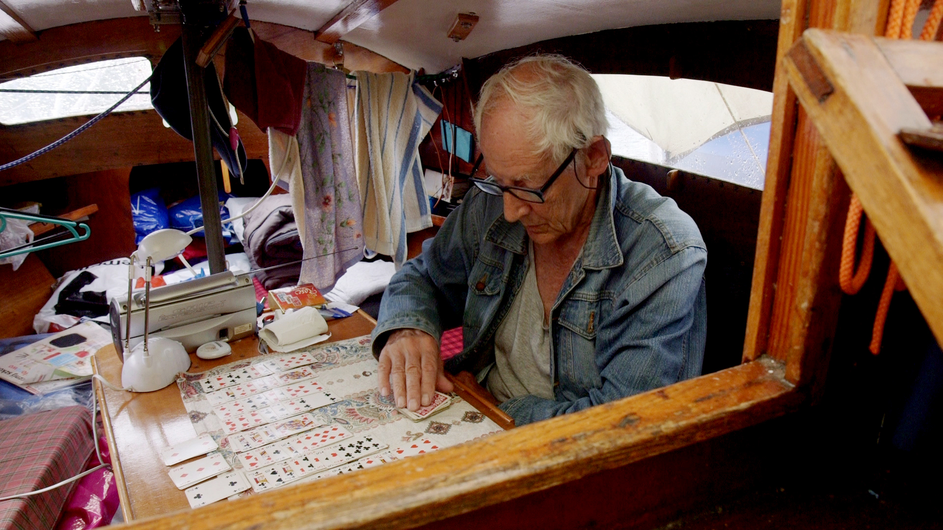 George and George on the lake