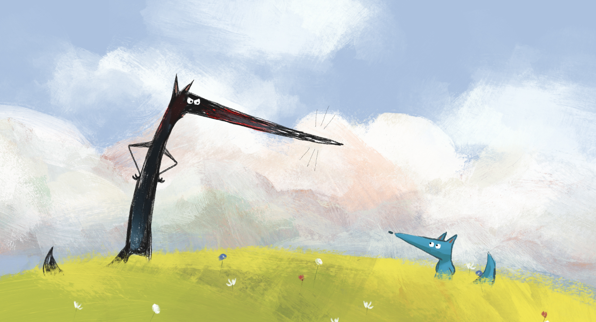 Grand loup & petit loup