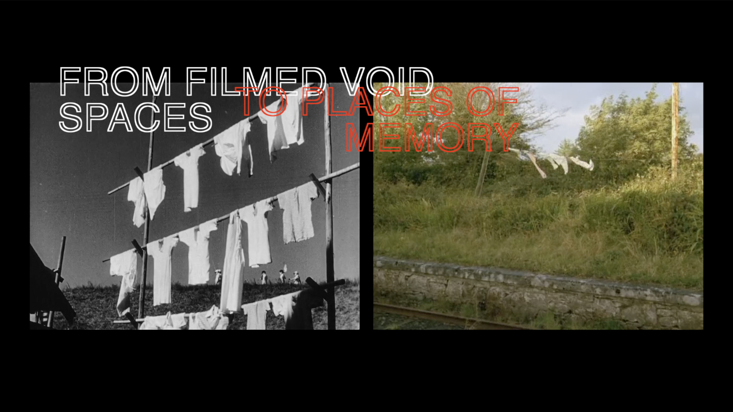 From filmed void spaces to places of memory