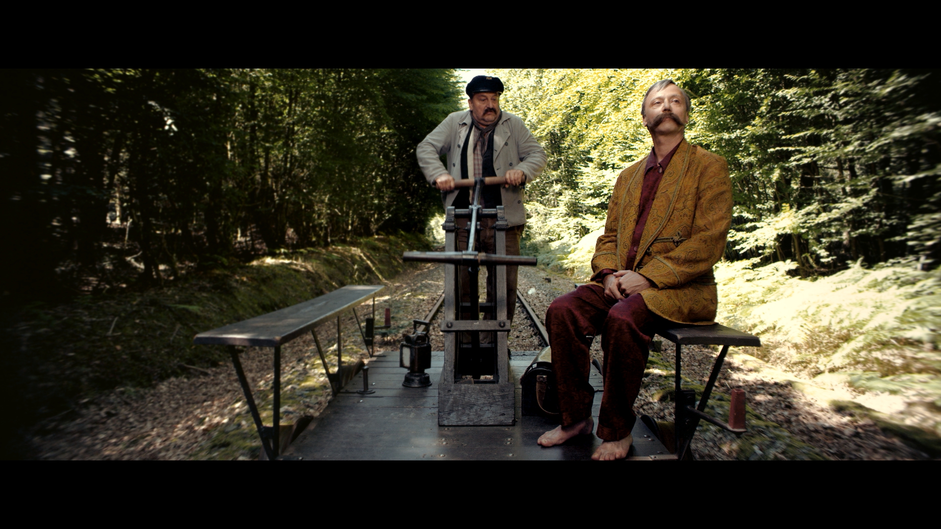 Président et le garde barrière