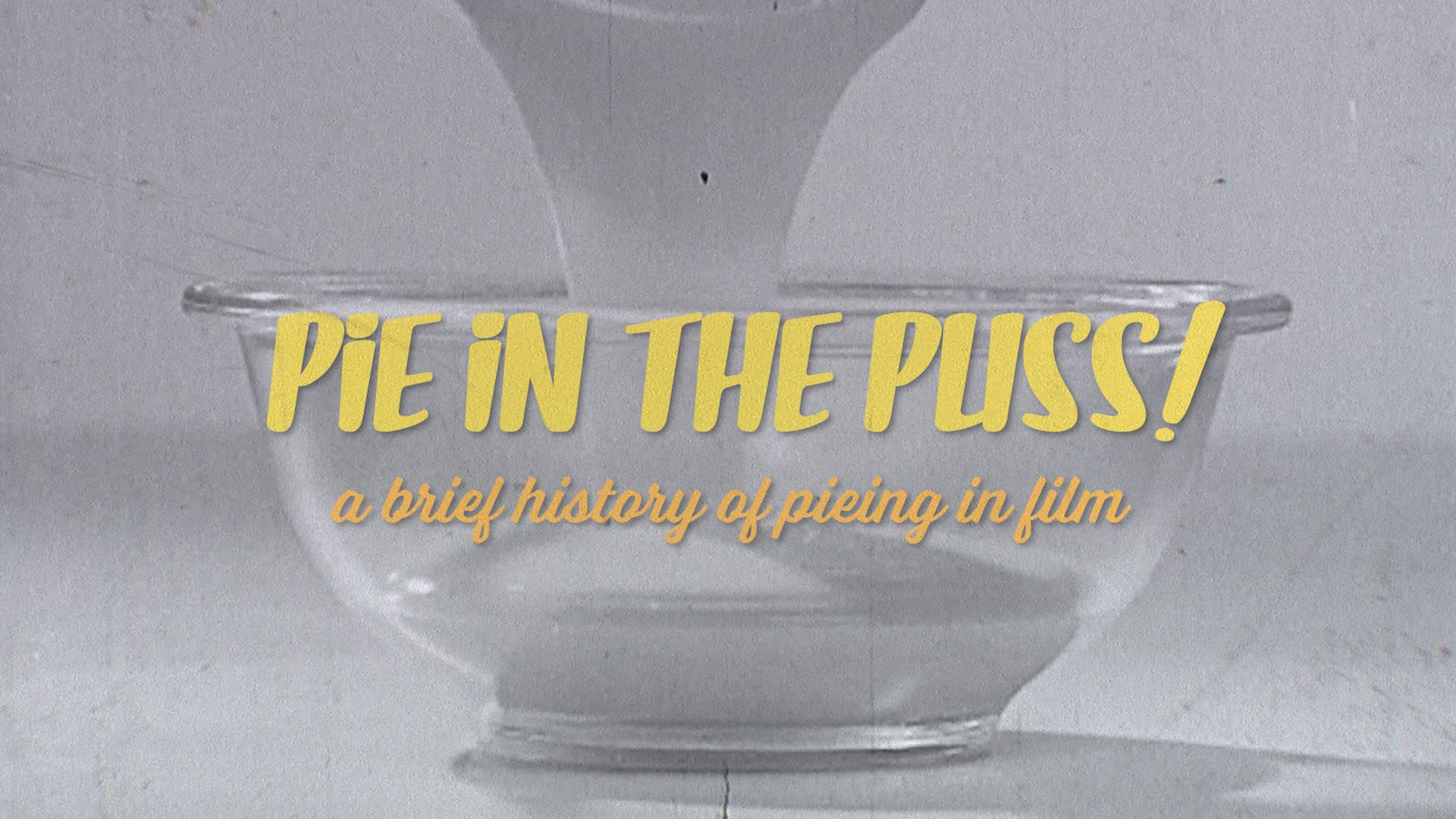 Pie In The Puss: A Brief History of Pieing in Film