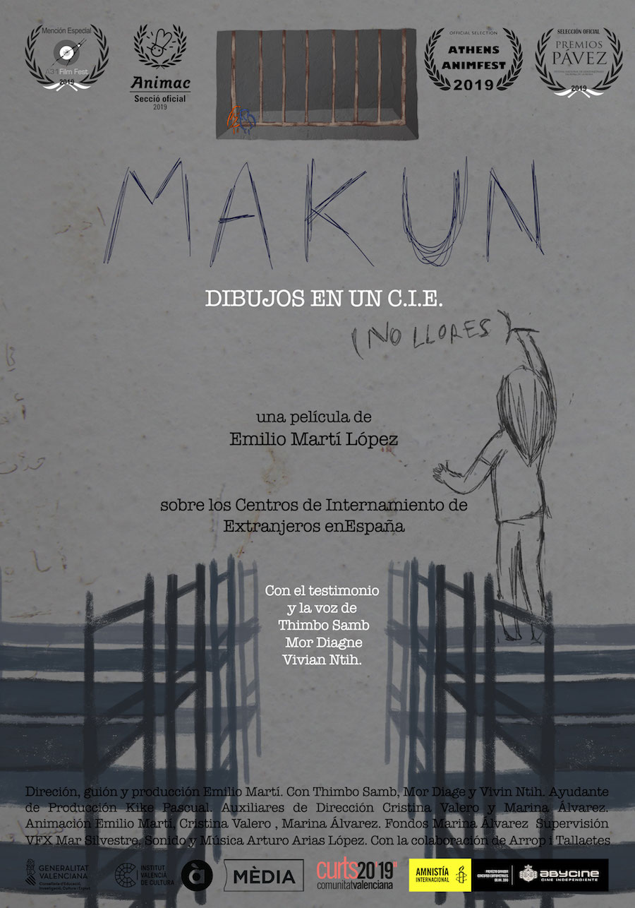 Makum (No Llores): Dibujos en un C.I.E.
