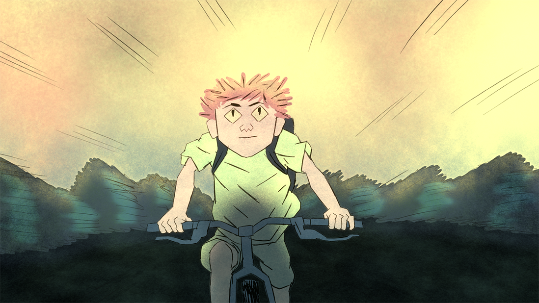 Tête dans les orties