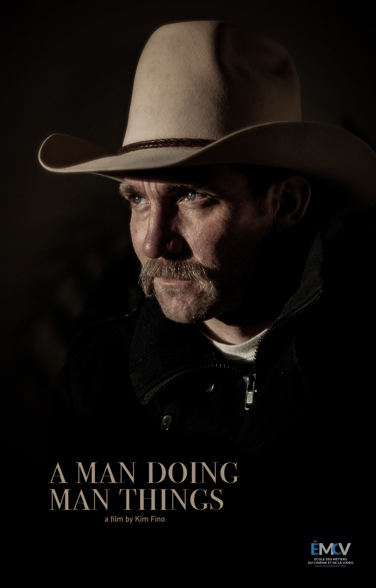 A man doing man things