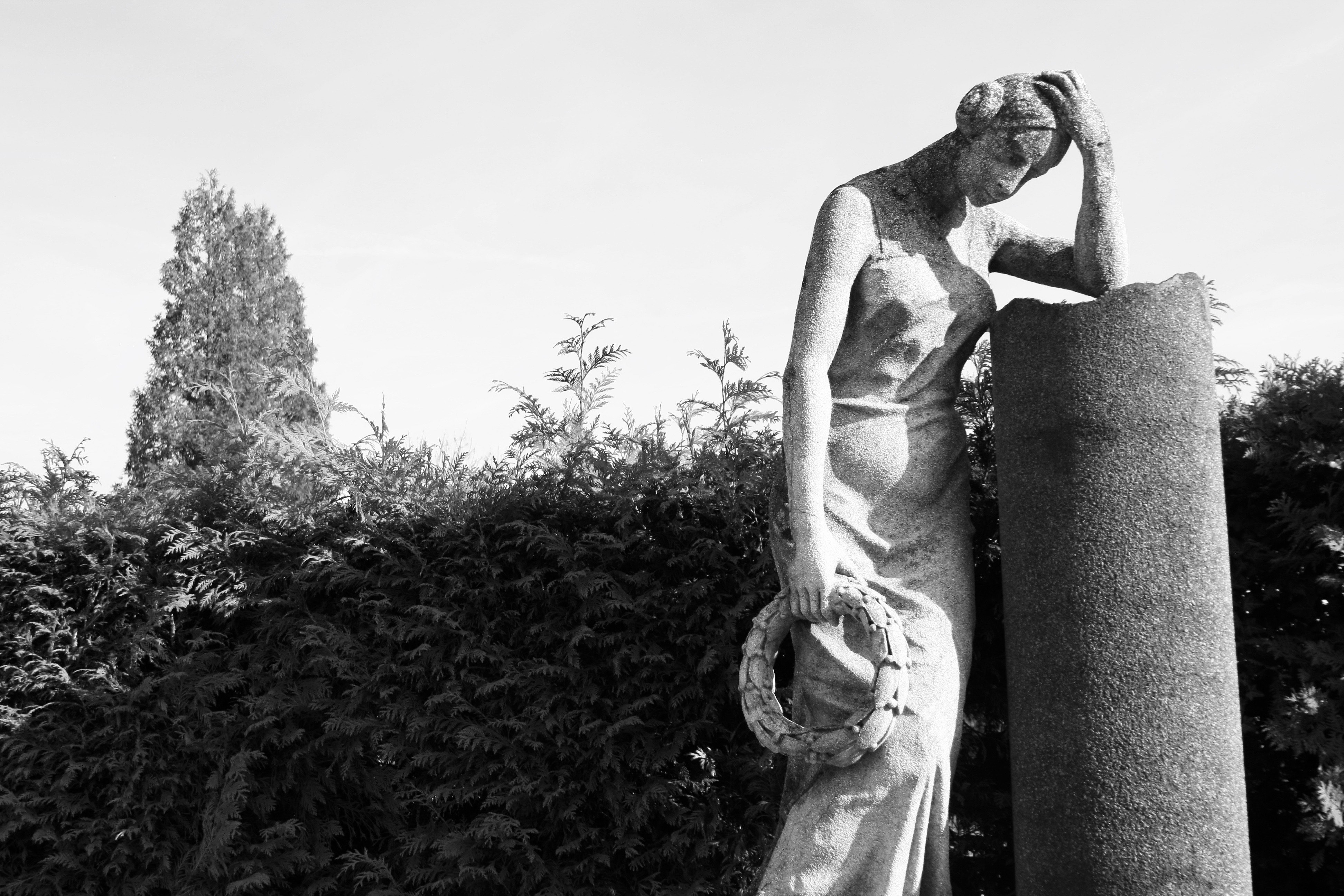 Anna at the Cemetery
