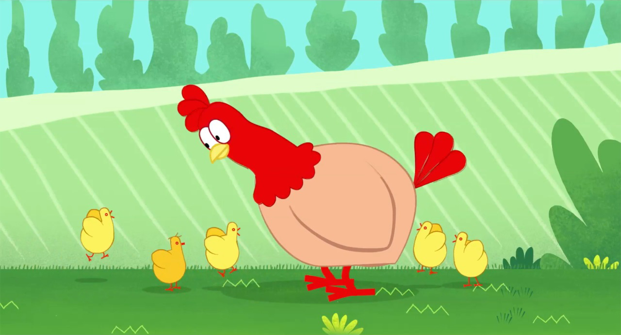 Une fable en délire : la poule, le chat et autres bestioles