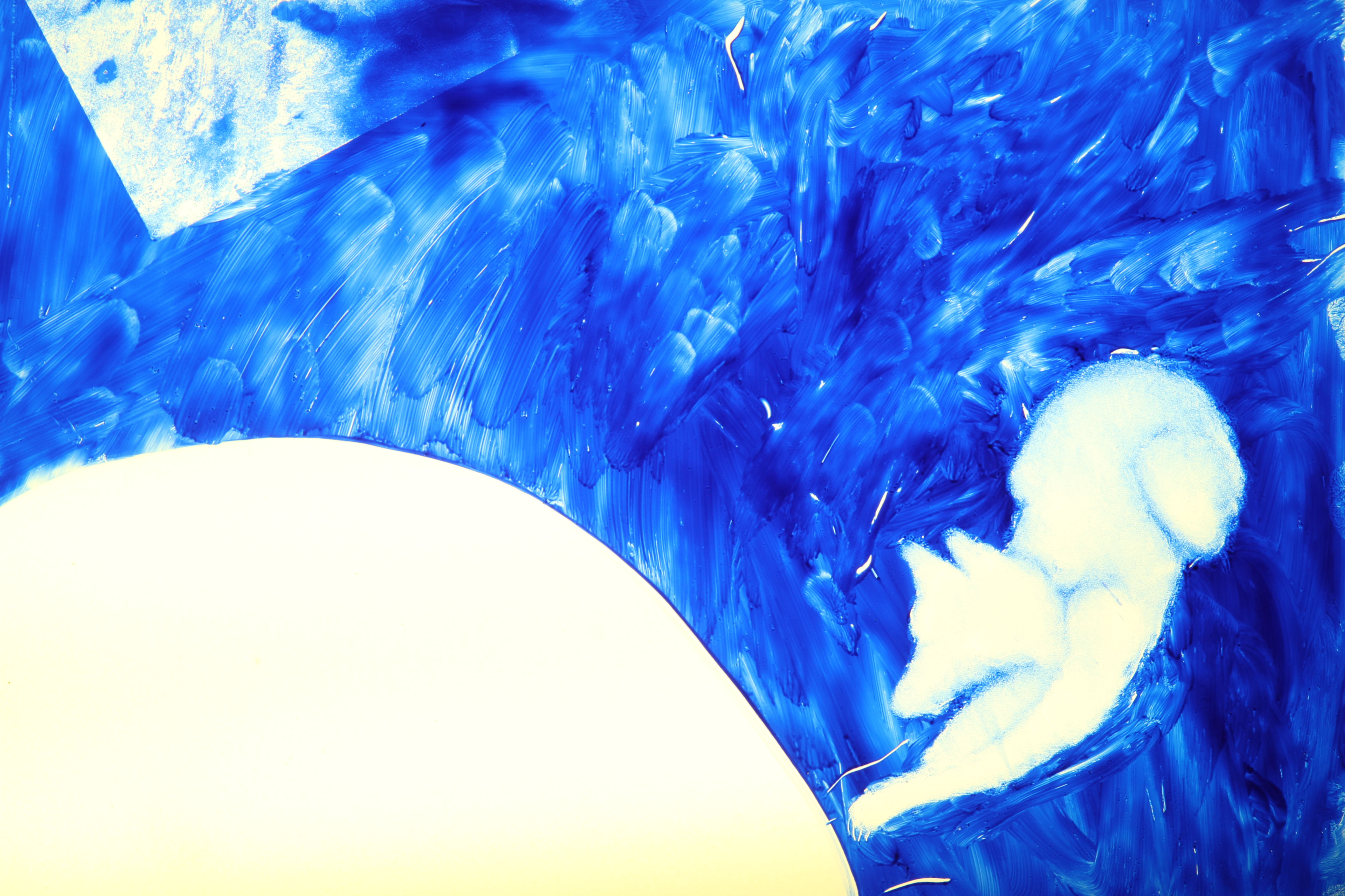 Je pris l'eau dans mes mains