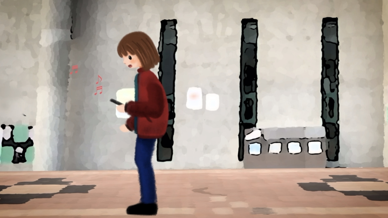 A ghost is sitting next to you