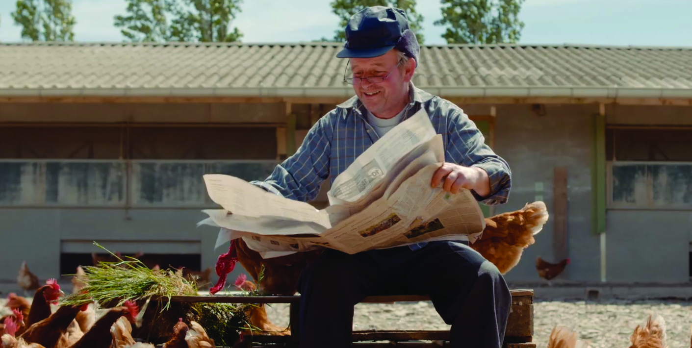 Sois heureuse ma poule