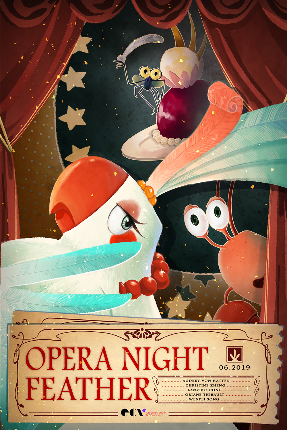 Opera night feather