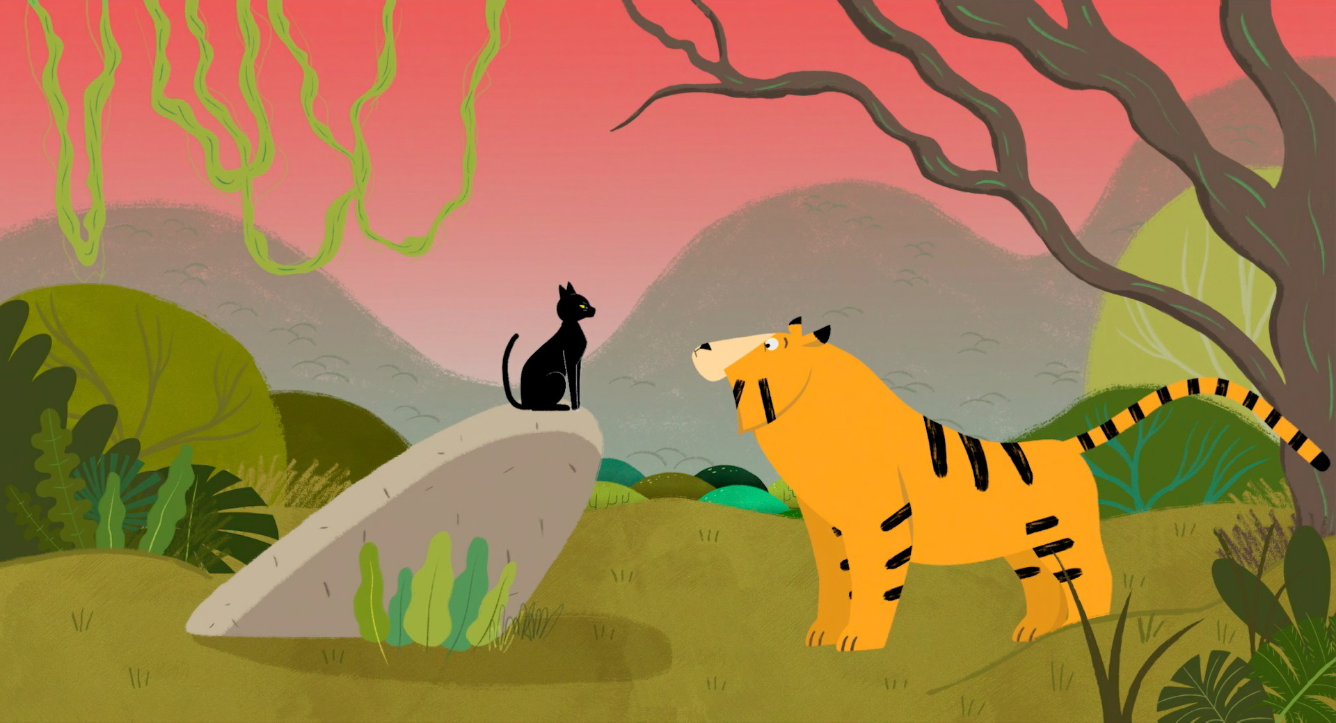 Tigre et son maître