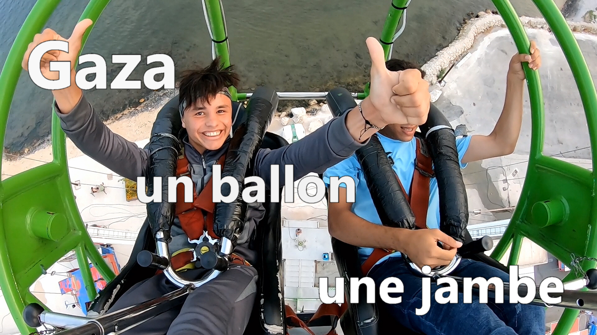 Gaza, un ballon, une jambe
