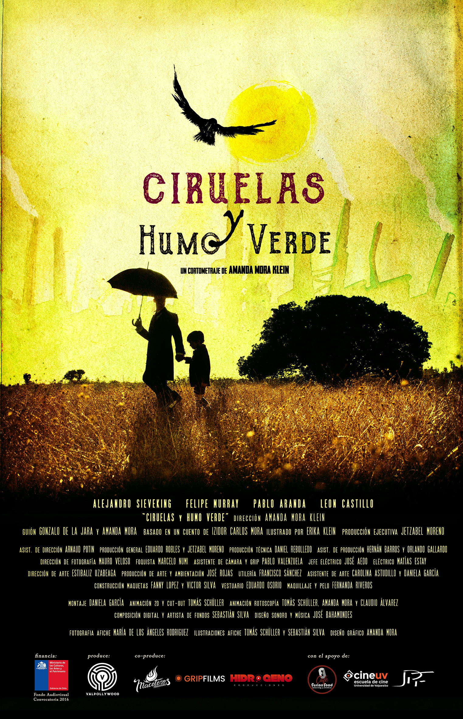 Ciruelas y humo verde