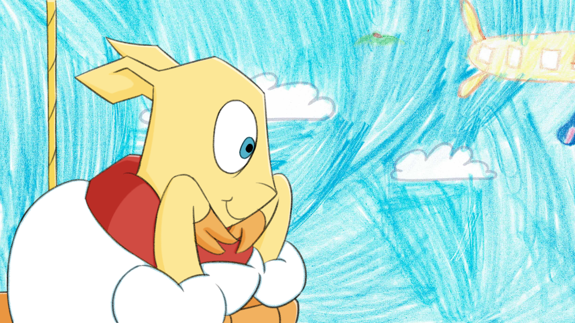 Mitmalmeister claude momäh auf ballonfahrt