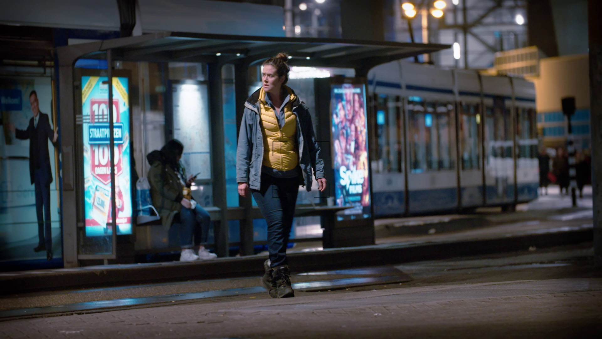 Vrouw die bang was om te verdwijnen