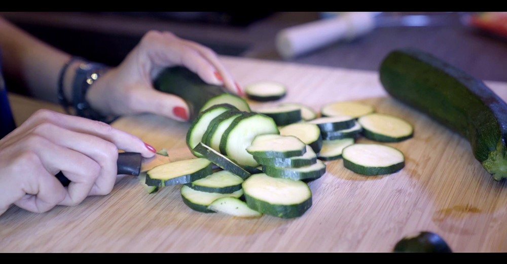 Flan de courgettes