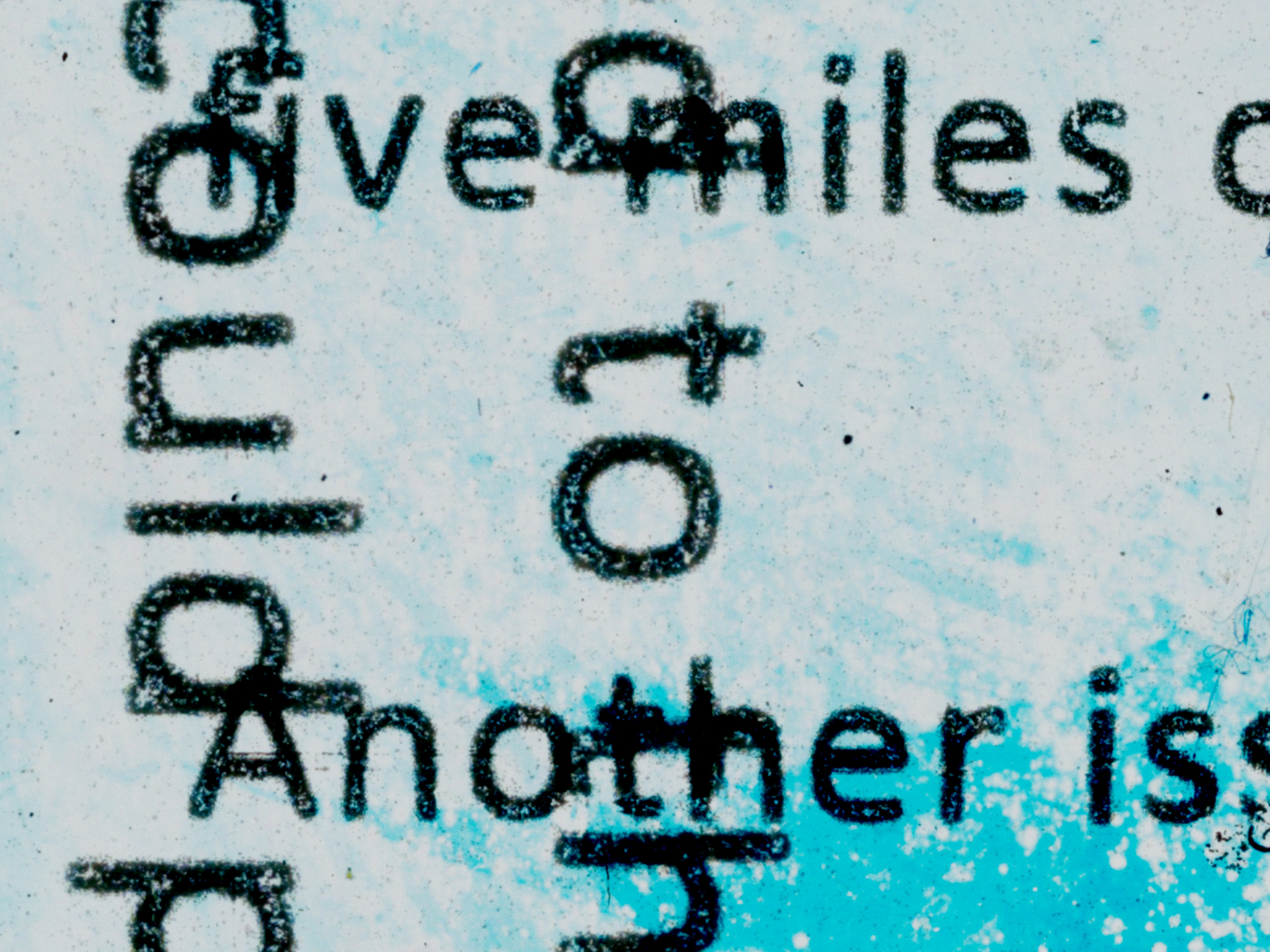 Five Miles Another (for Diana)