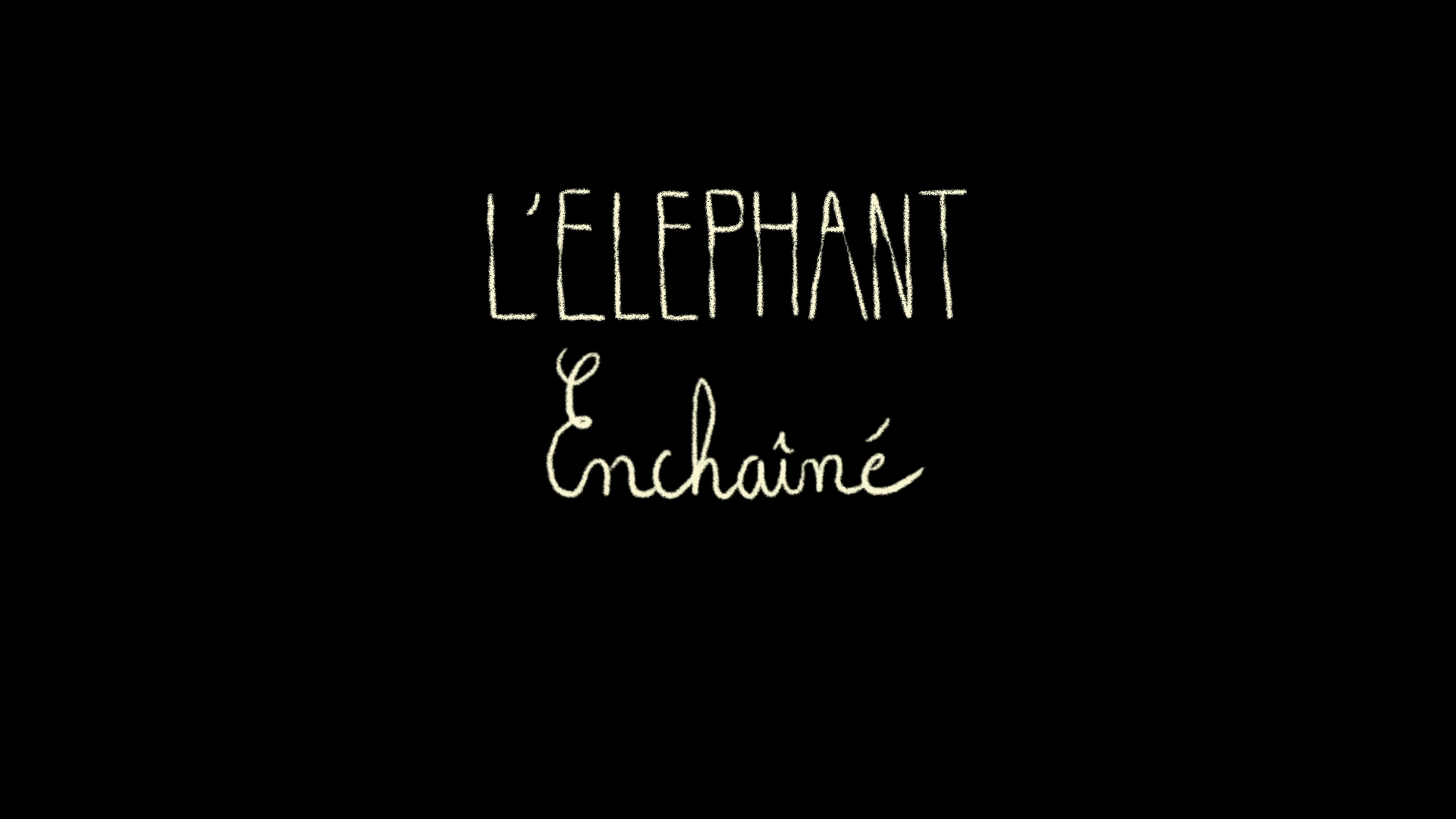 Éléphant enchaîné