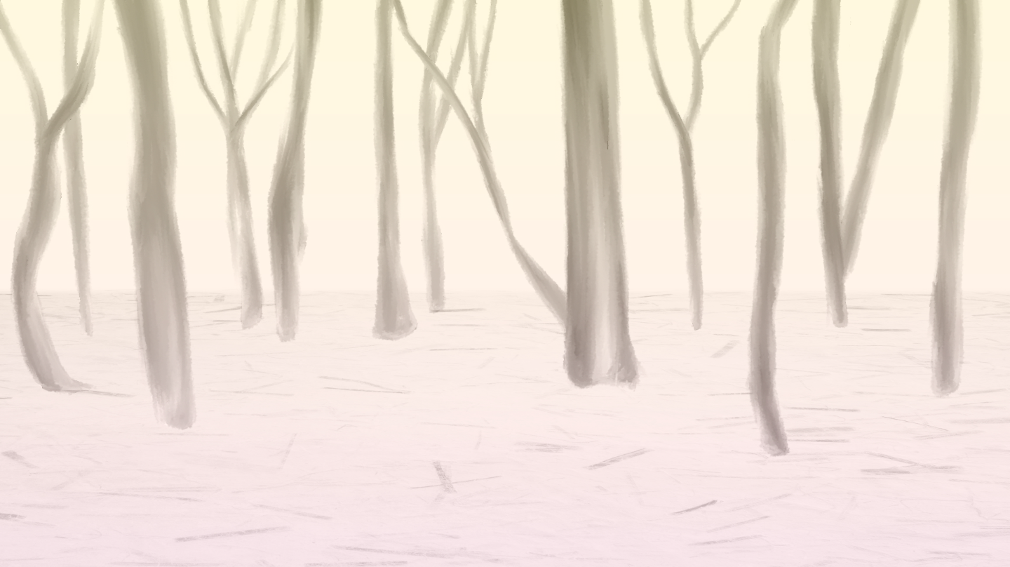 Neige, cheveux, papillon