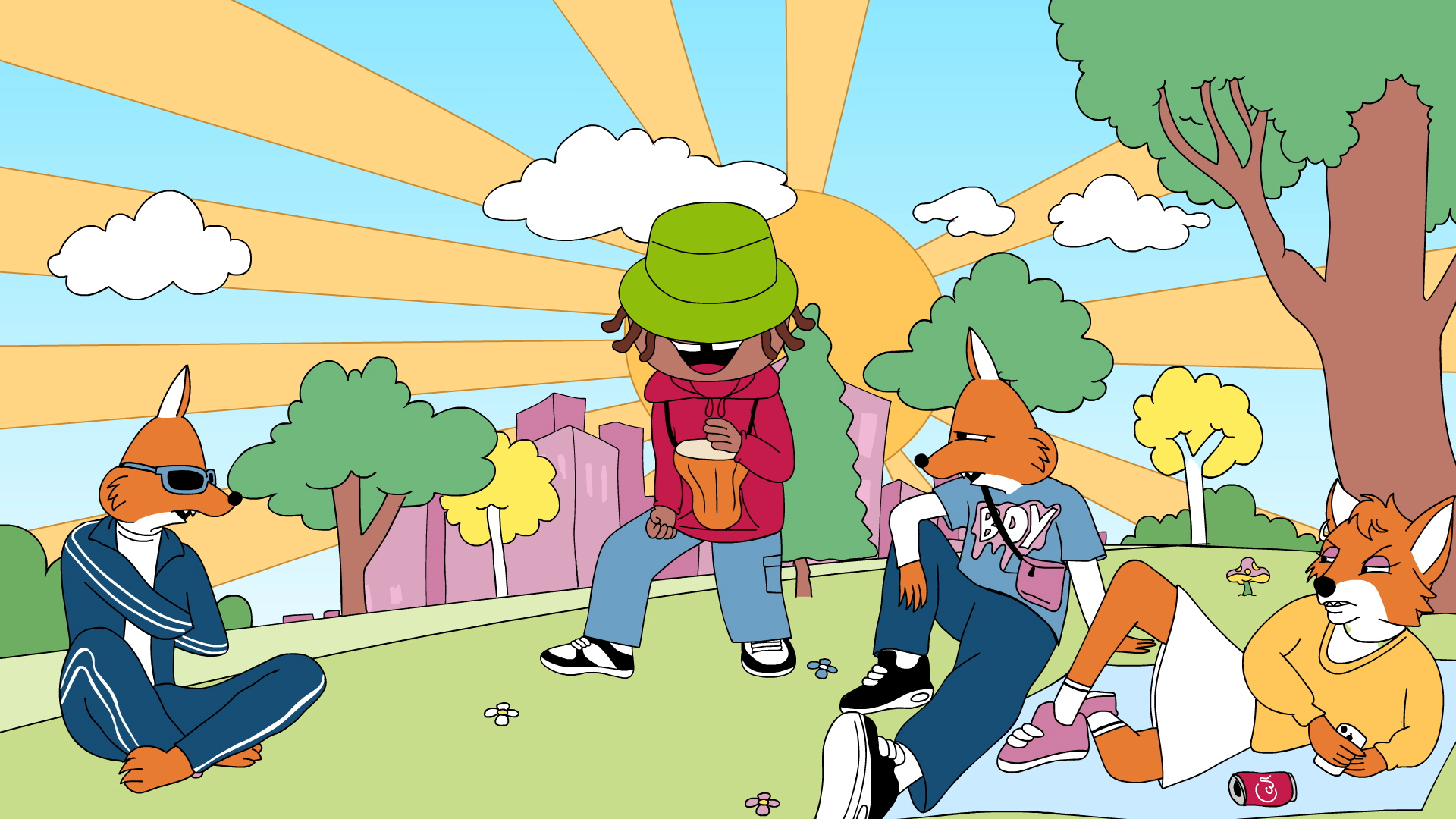 En bro av poesi: krakel spektakel slår på sin trumma