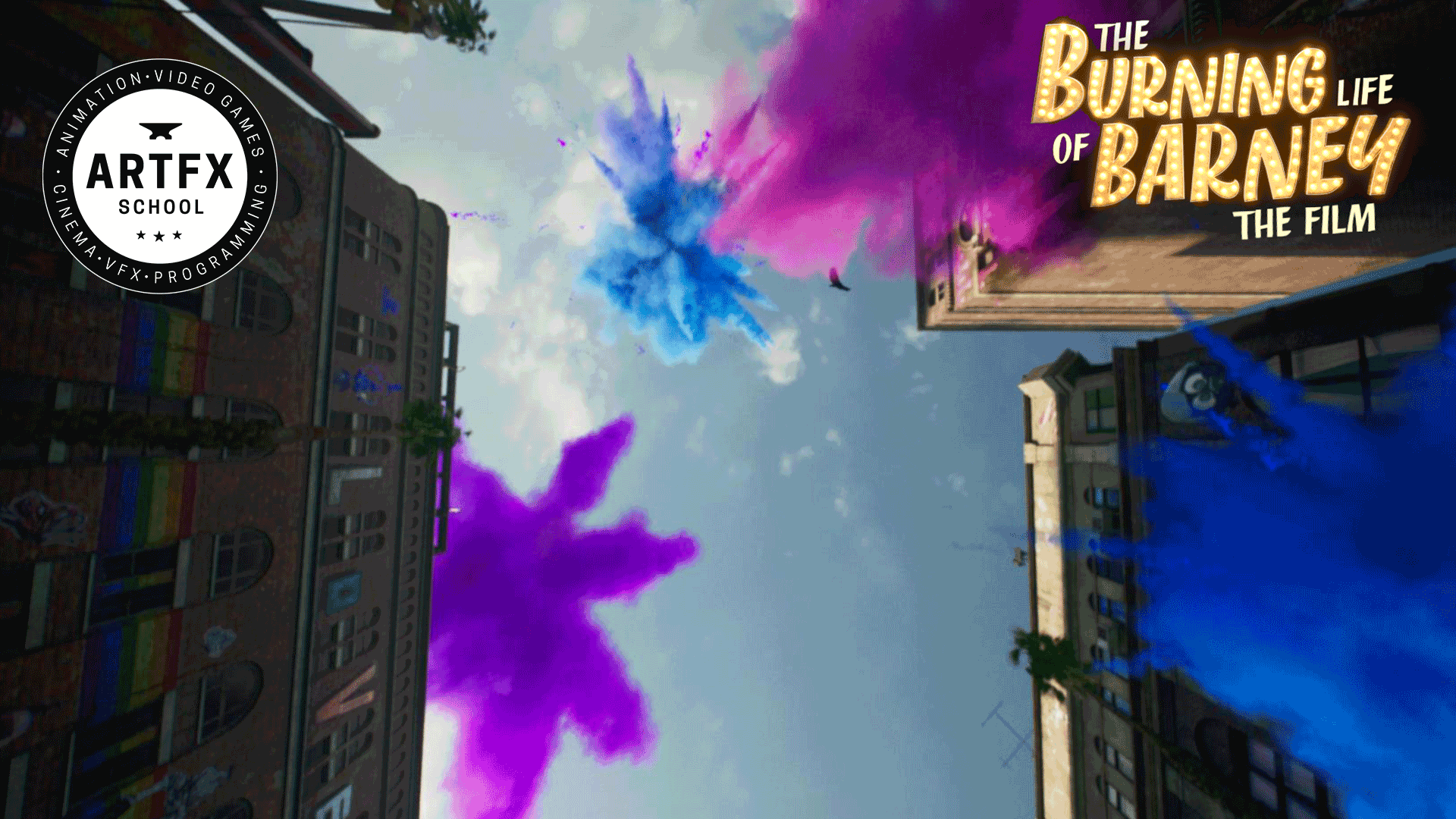 Burning life of Barney