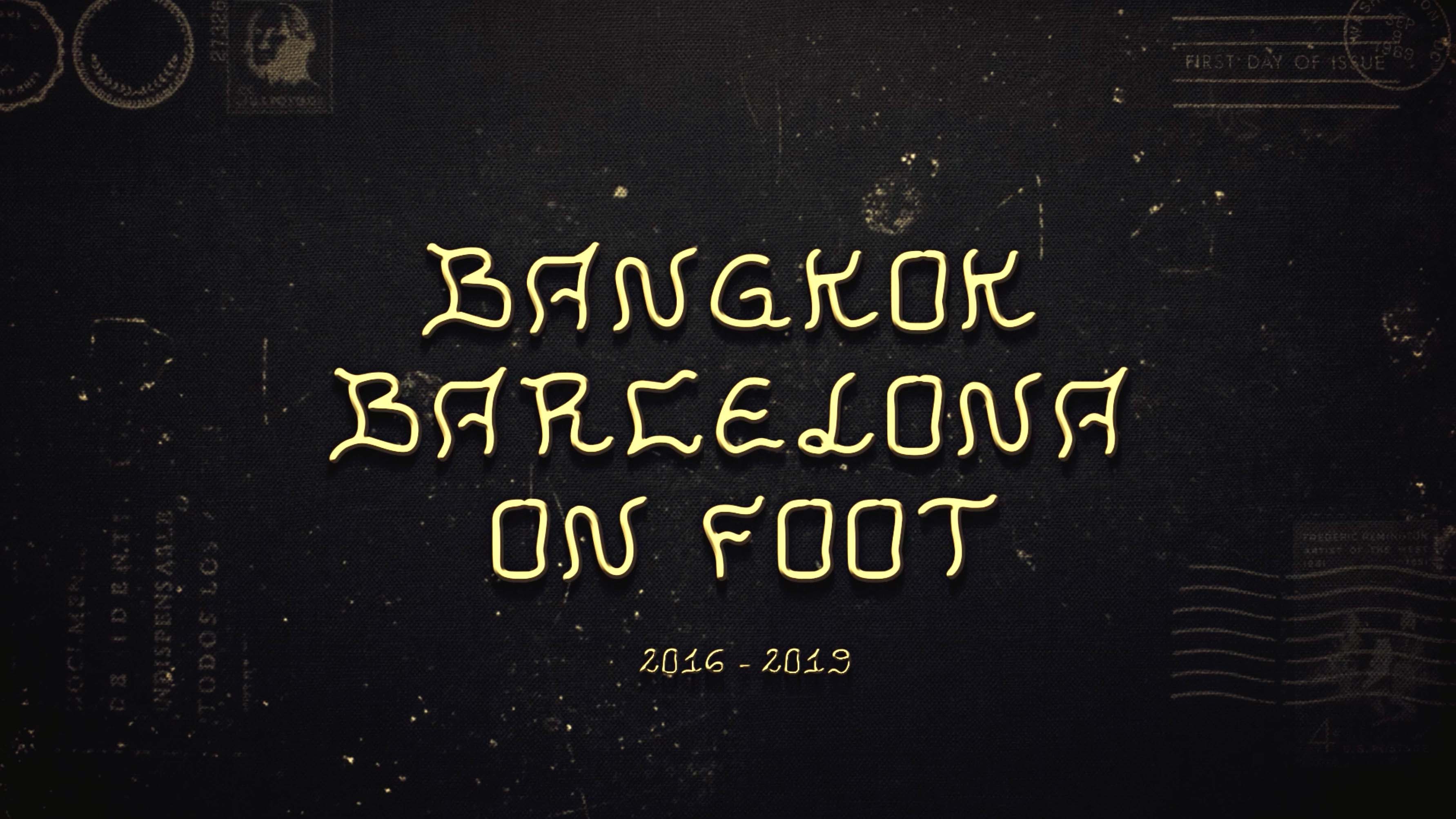 Bangkok Barcelona a pie