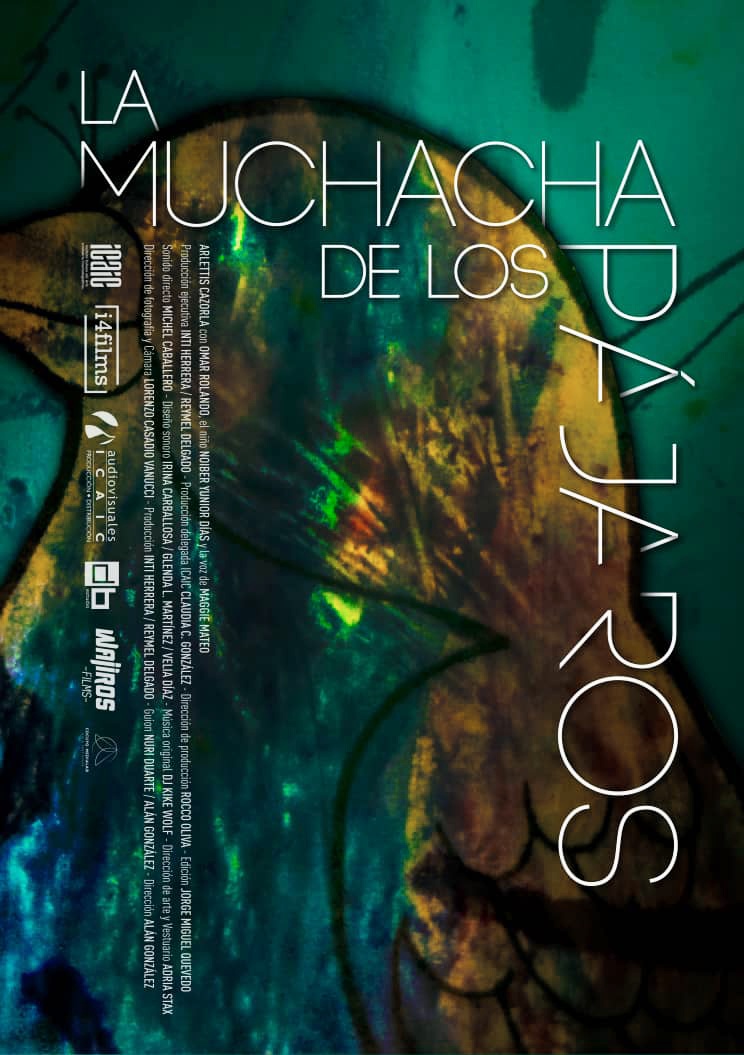 muchacha de los pájaros