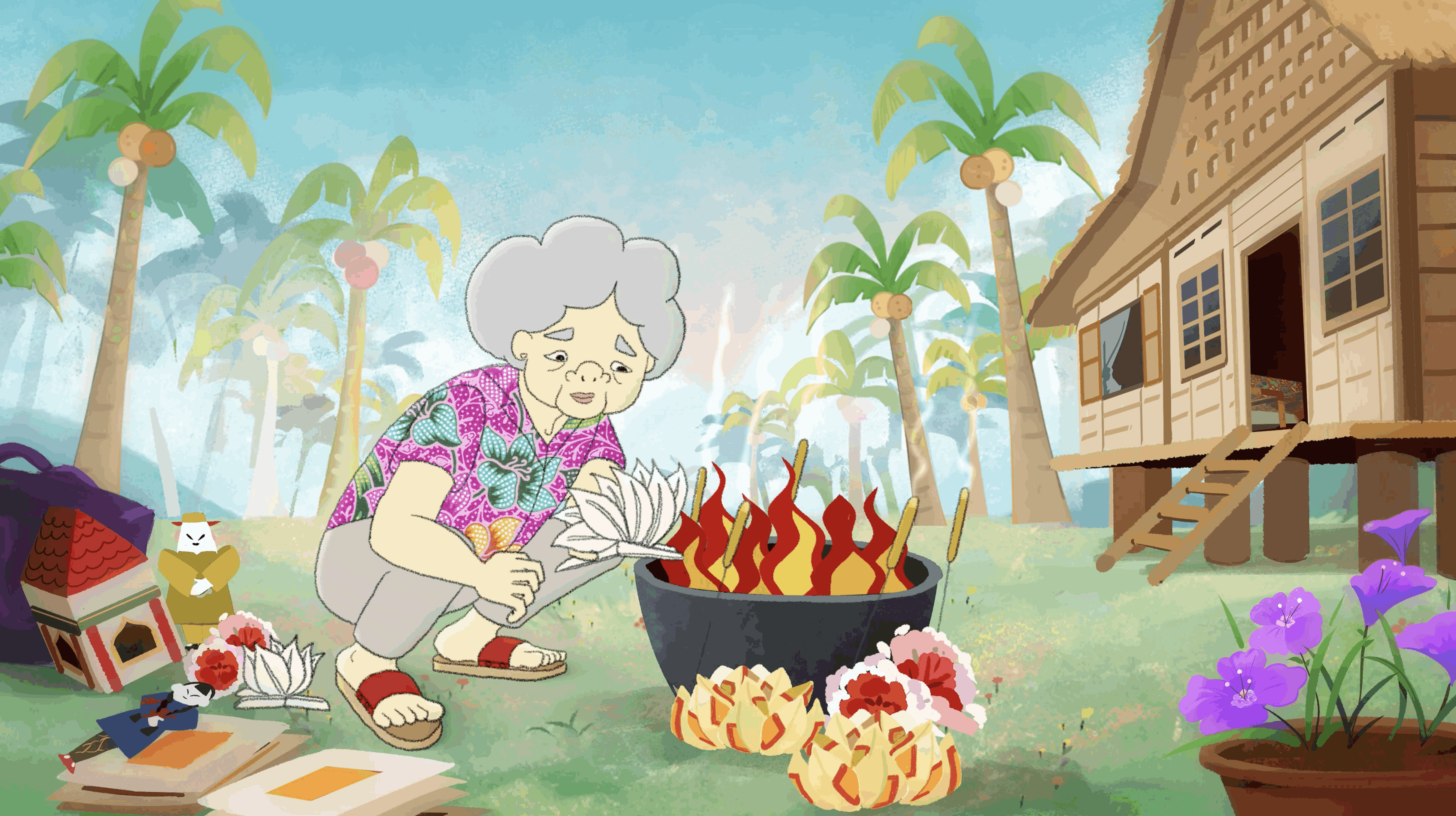 Joss Lotuses to Grandma