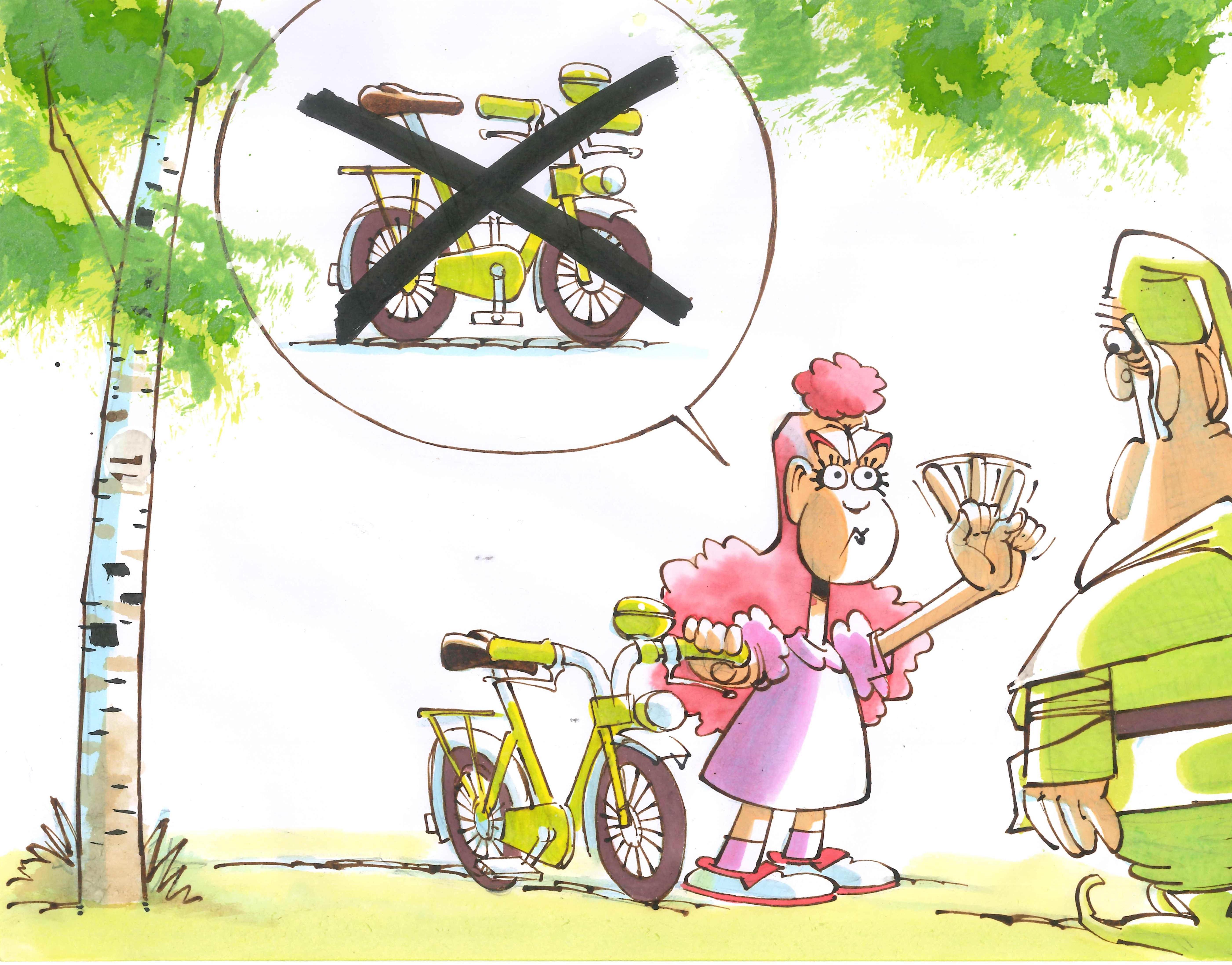 Leïla voulait un vélo