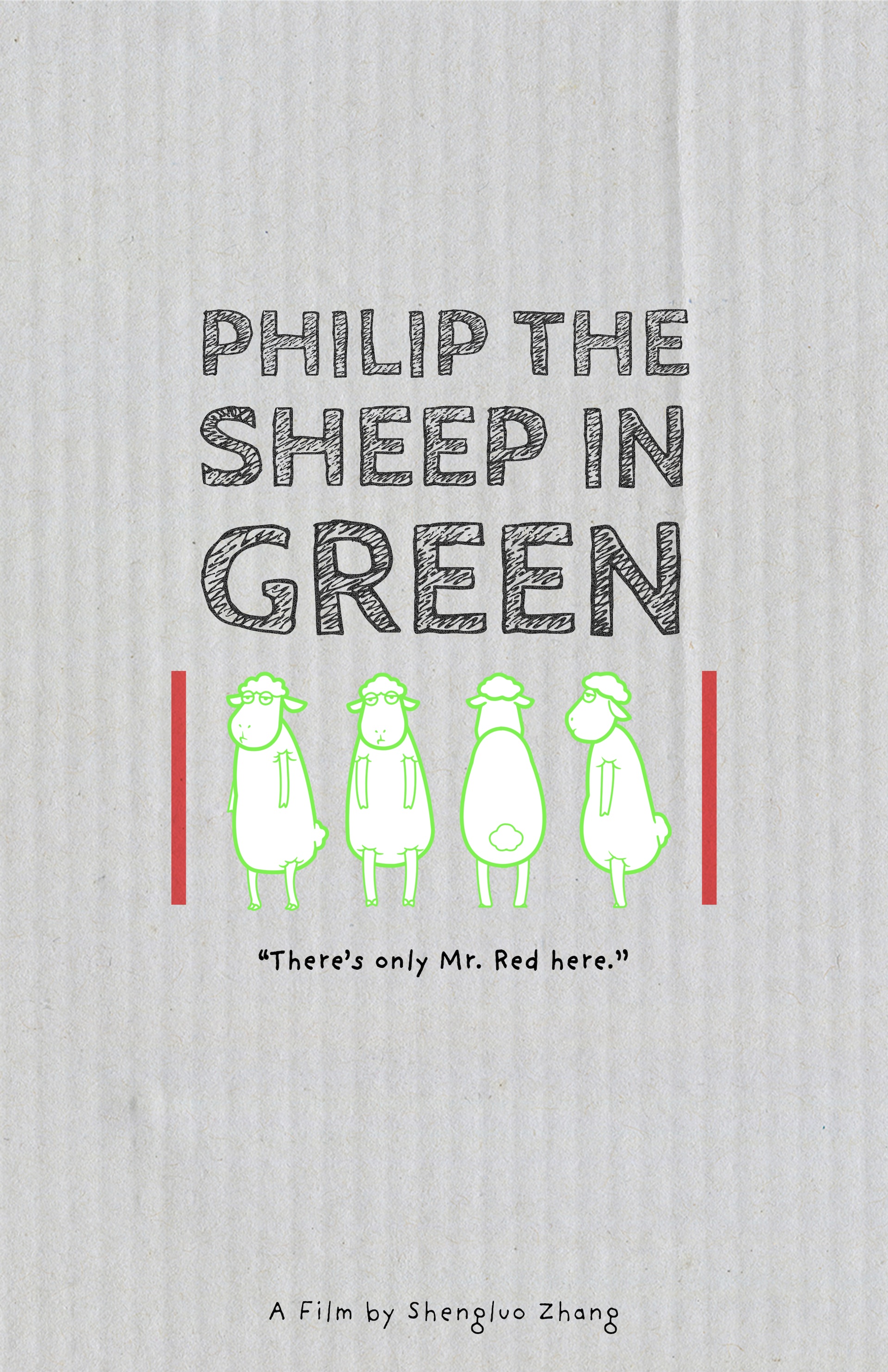 Philip the Sheep in Green