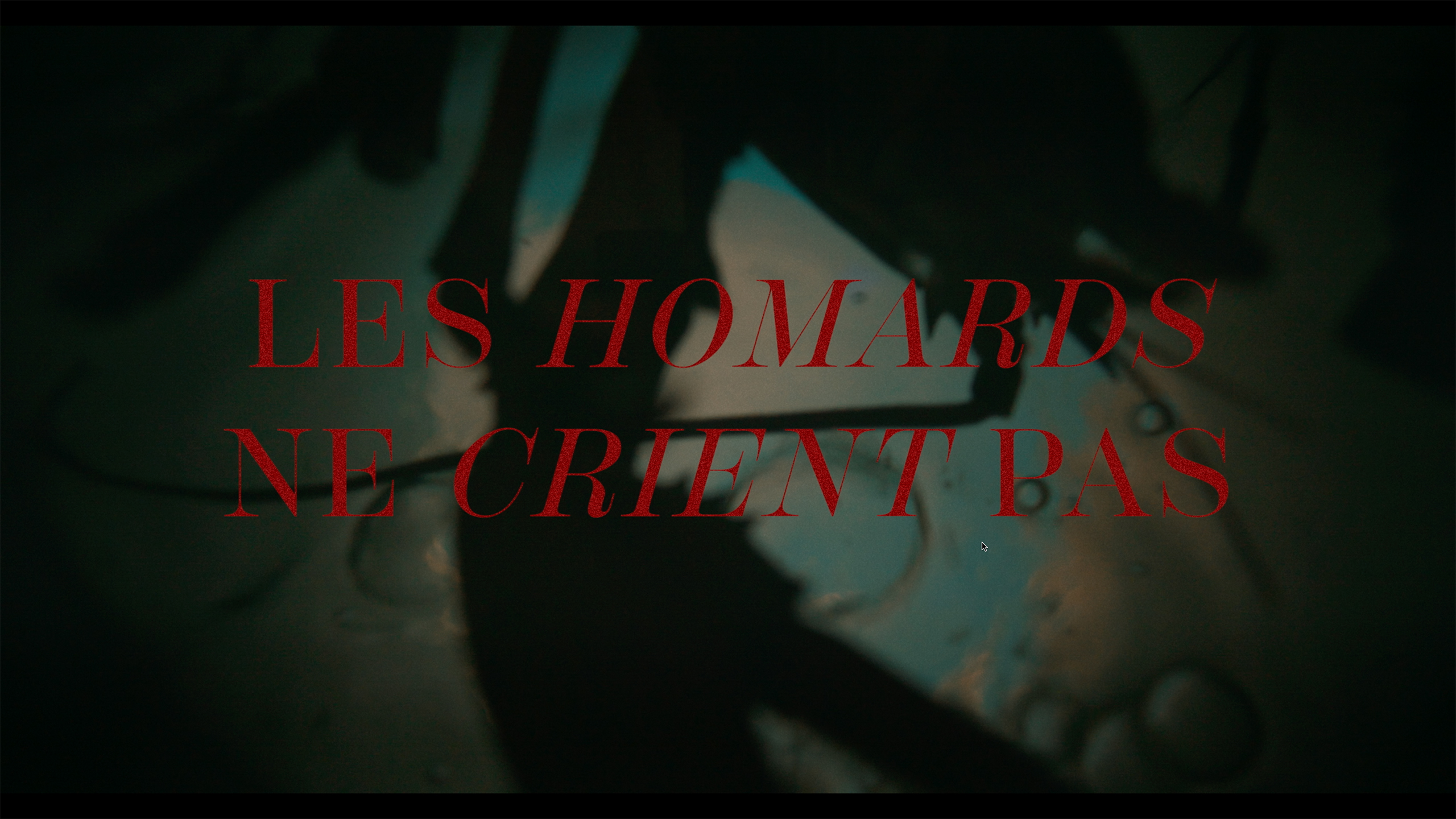 Homards ne crient pas