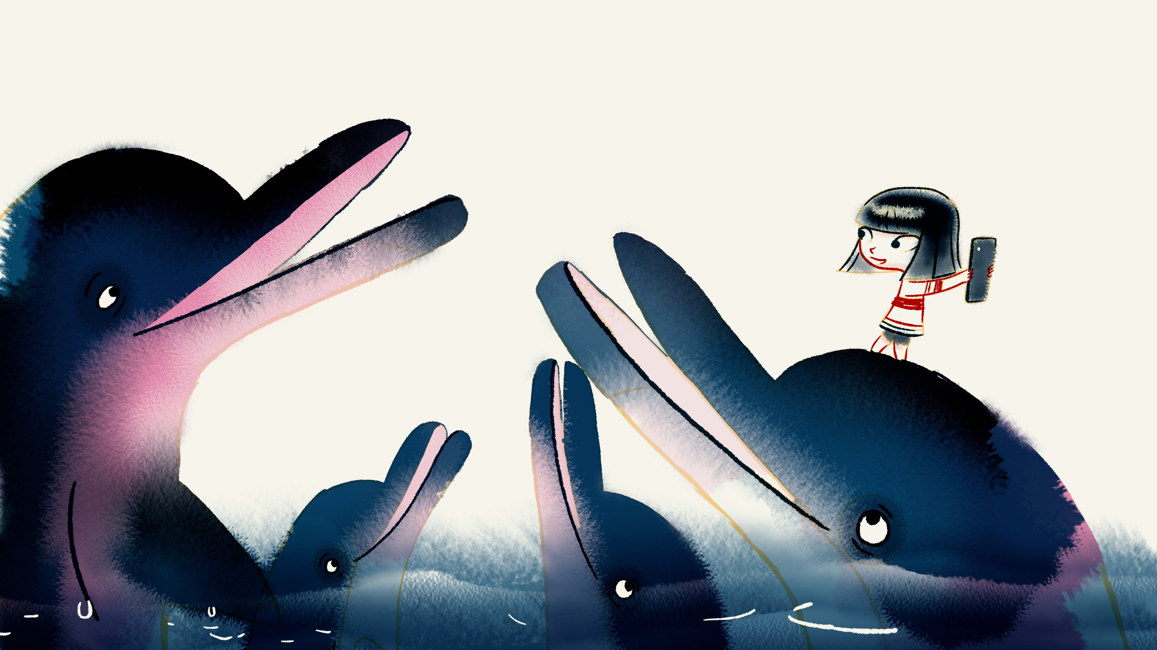 A Menina com os Olhos Ocupados