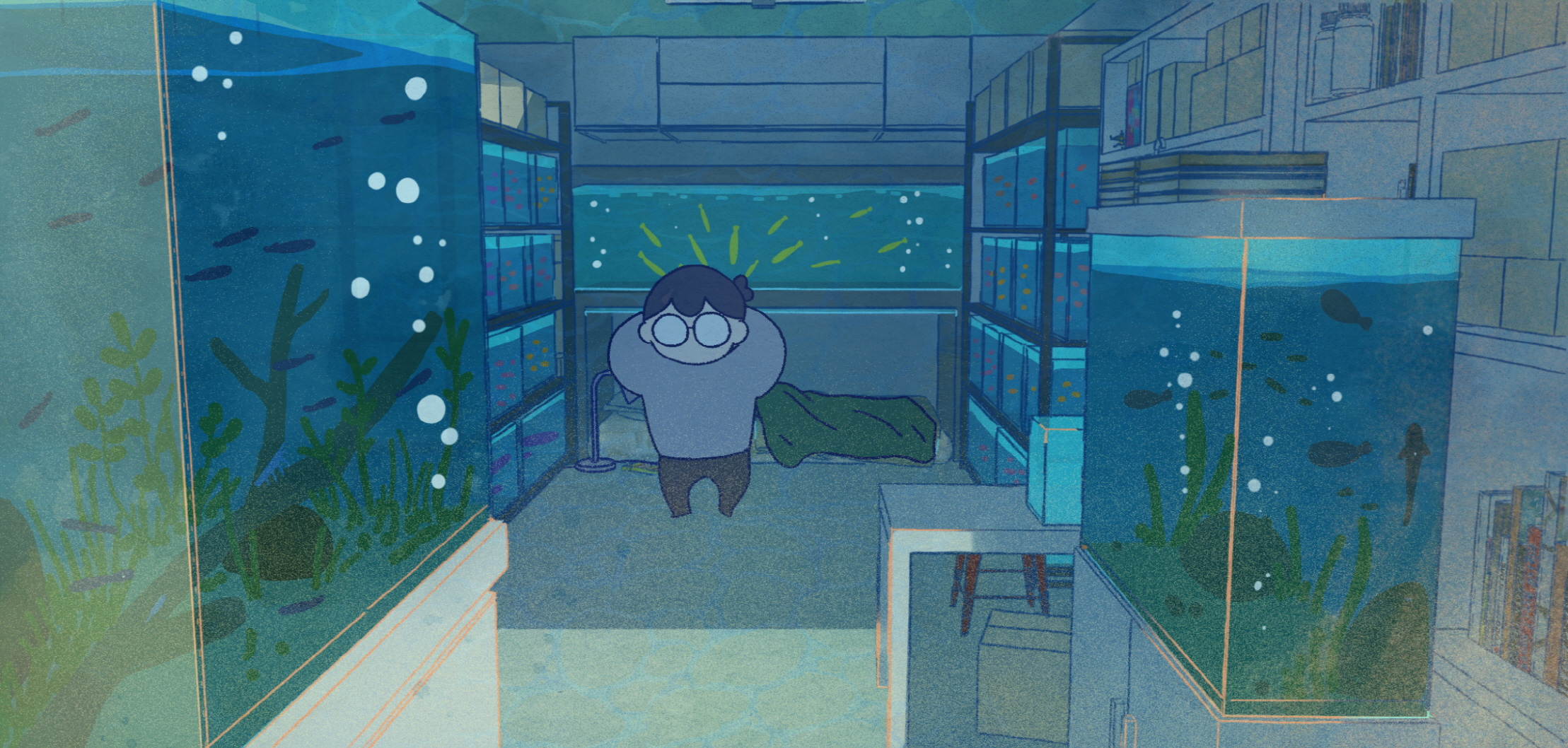 Fish in the shattered world