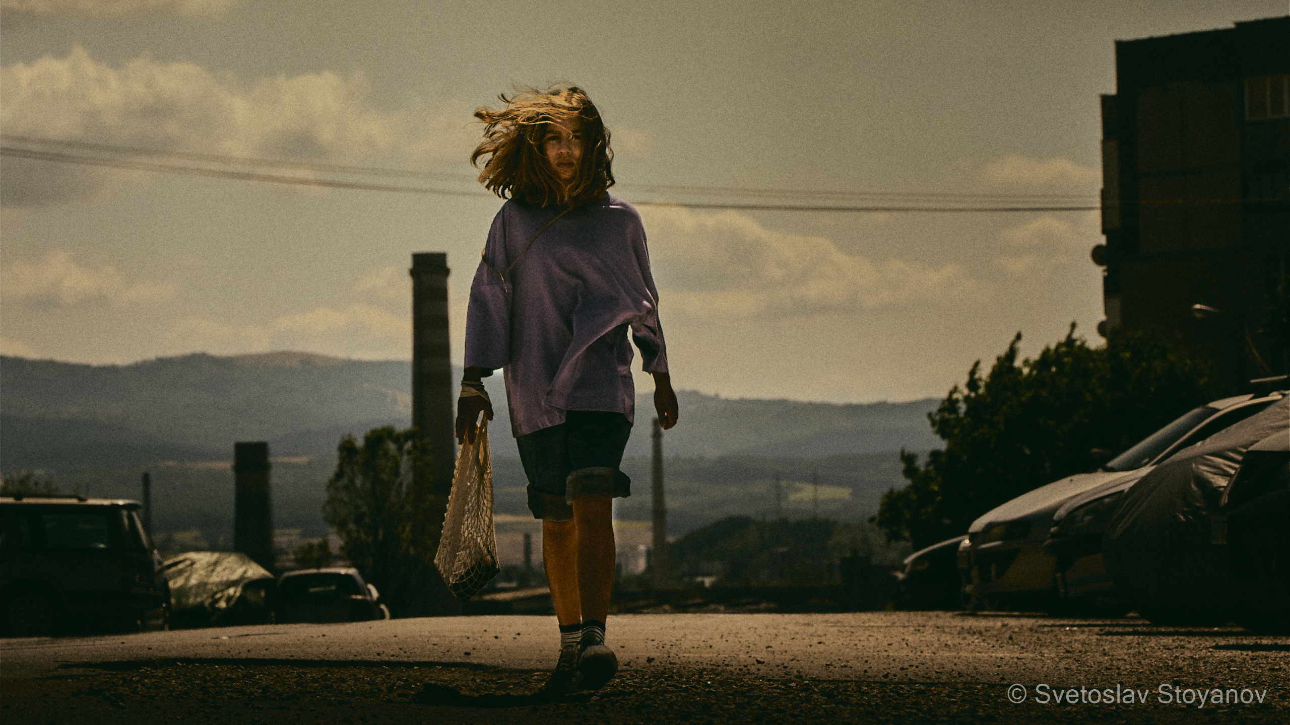 Eraserhead In a Knitted Shopping Bag