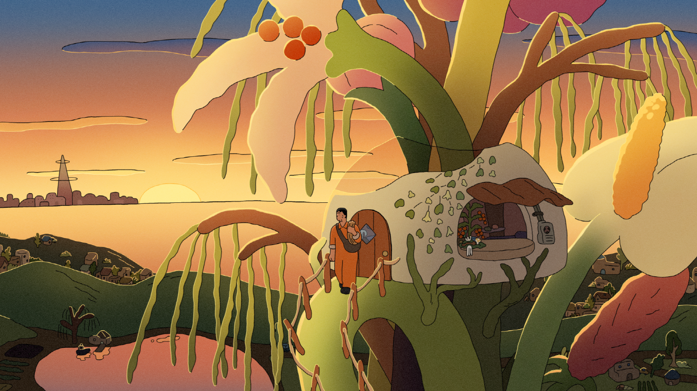 A Small Garden by the Window