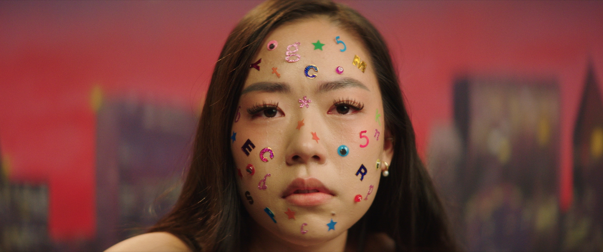 Girl Talks Baby Giraffes