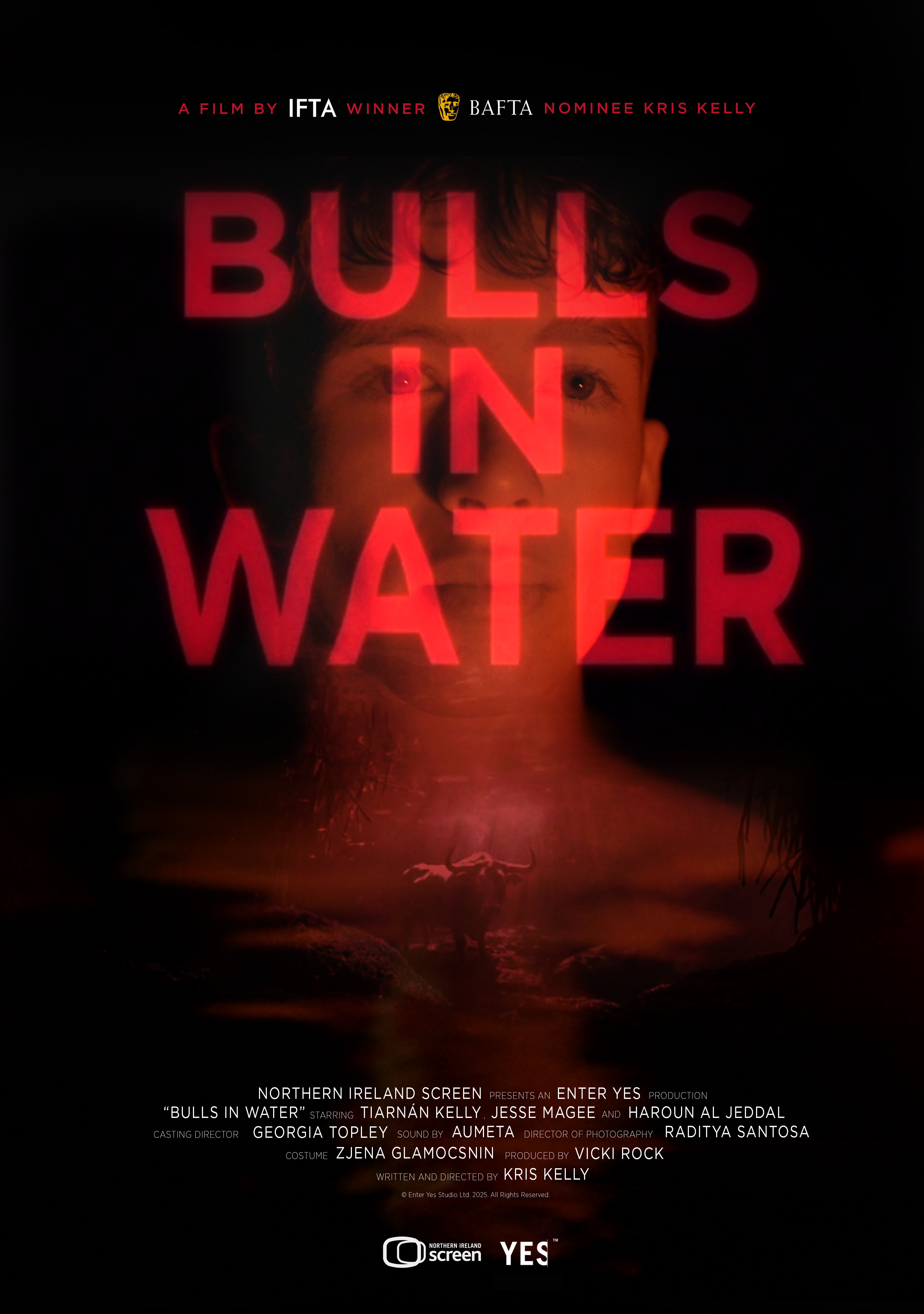 Bulls In Water